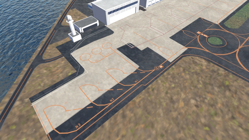 【VRChat想定】中部国際空港 セントレア【フライトワールド用シーナリー国際空港3Dモデル】
