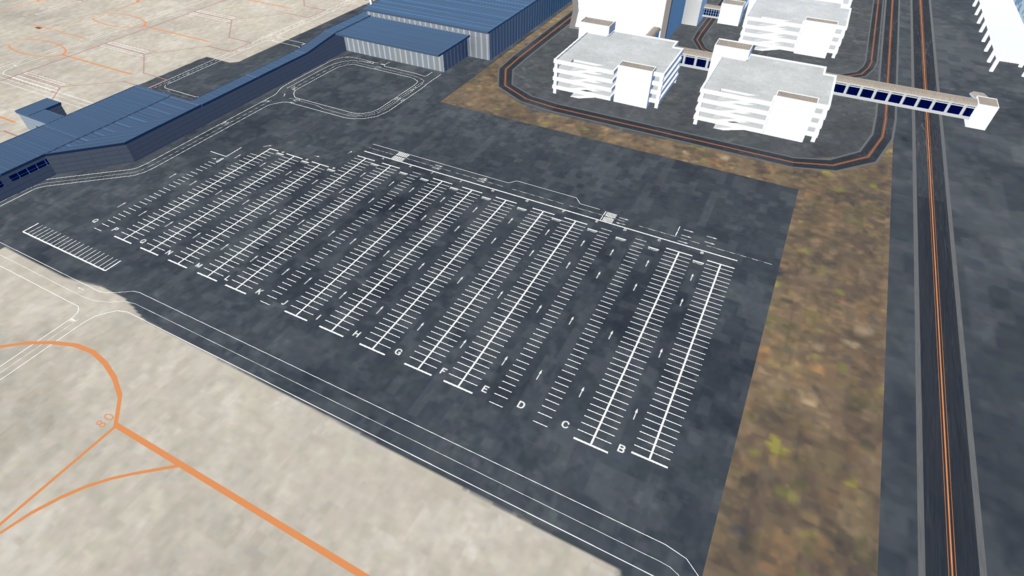 【VRChat想定】中部国際空港 セントレア【フライトワールド用シーナリー国際空港3Dモデル】