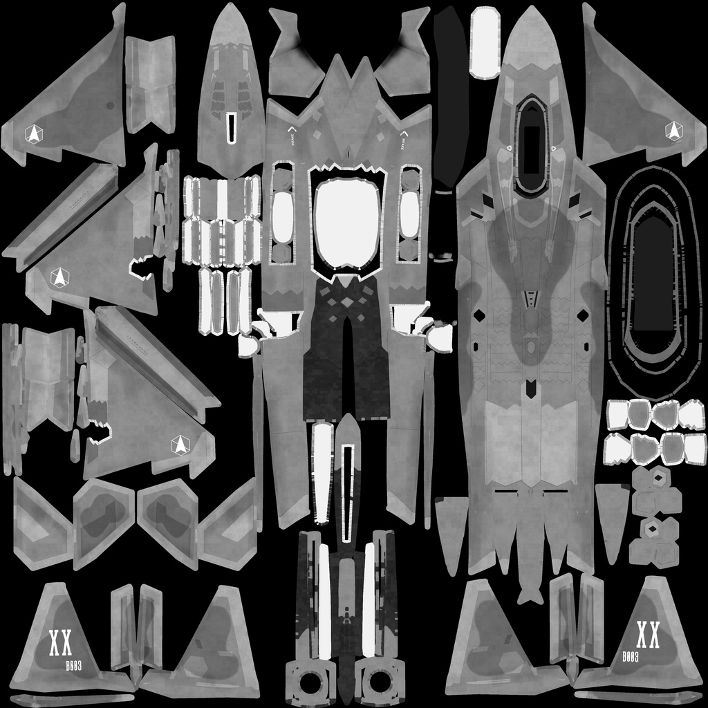 【VRCHAT想定】B-F22 Raptor【飛行可能3Dモデル】