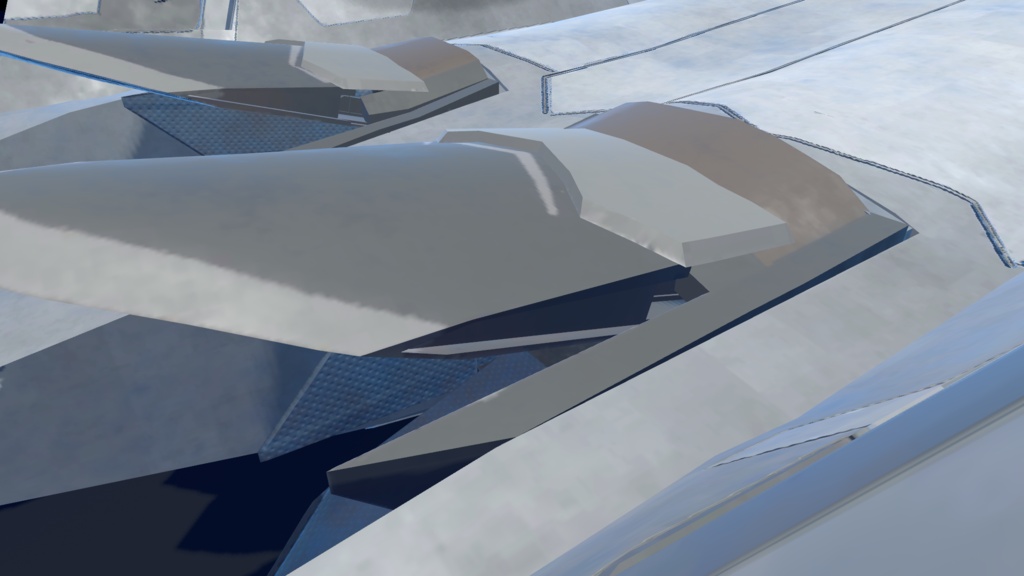 【VRCHAT想定】B-F22 Raptor【飛行可能3Dモデル】