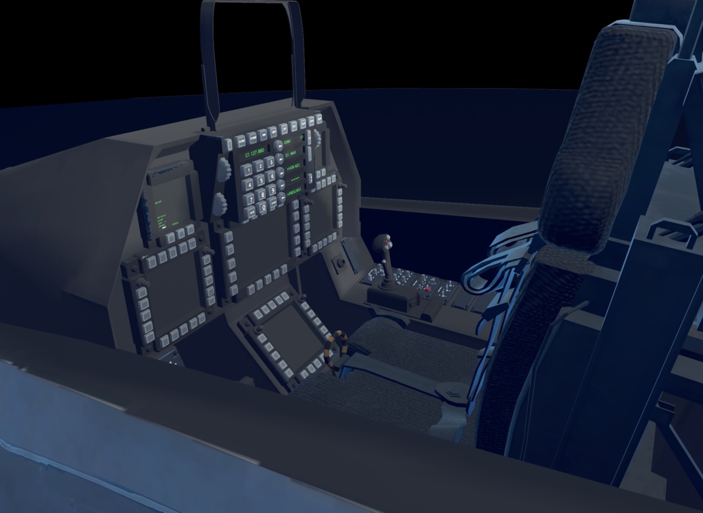 【VRCHAT想定】B-F22 Raptor【飛行可能3Dモデル】