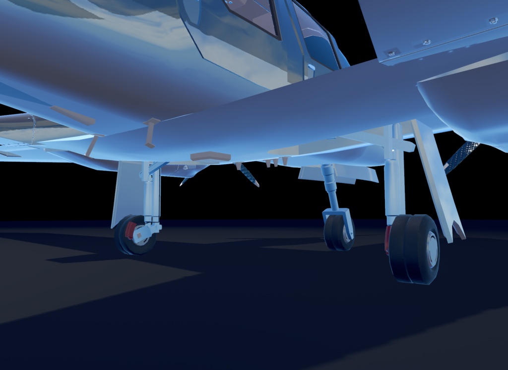 【VRCHAT想定】B-DA62【飛行可能3Dモデル】