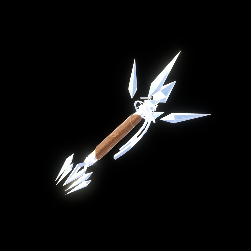 【VRChat想定MA対応】魔力剣「鳴息」【3Dモデル、パーティクル】