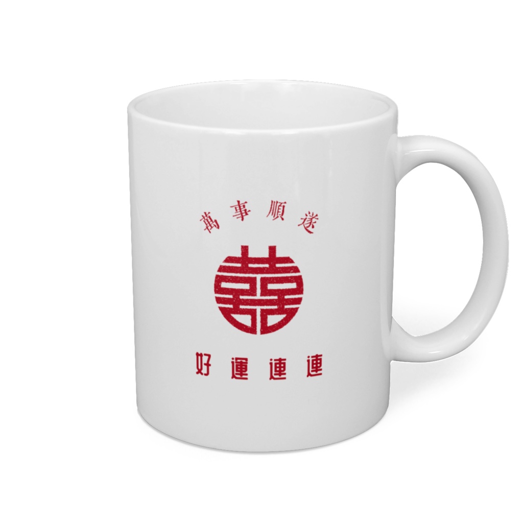 中華風マグカップ