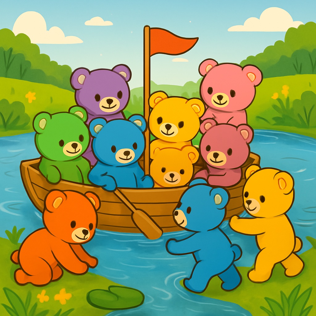 ちびクマのお舟遊び