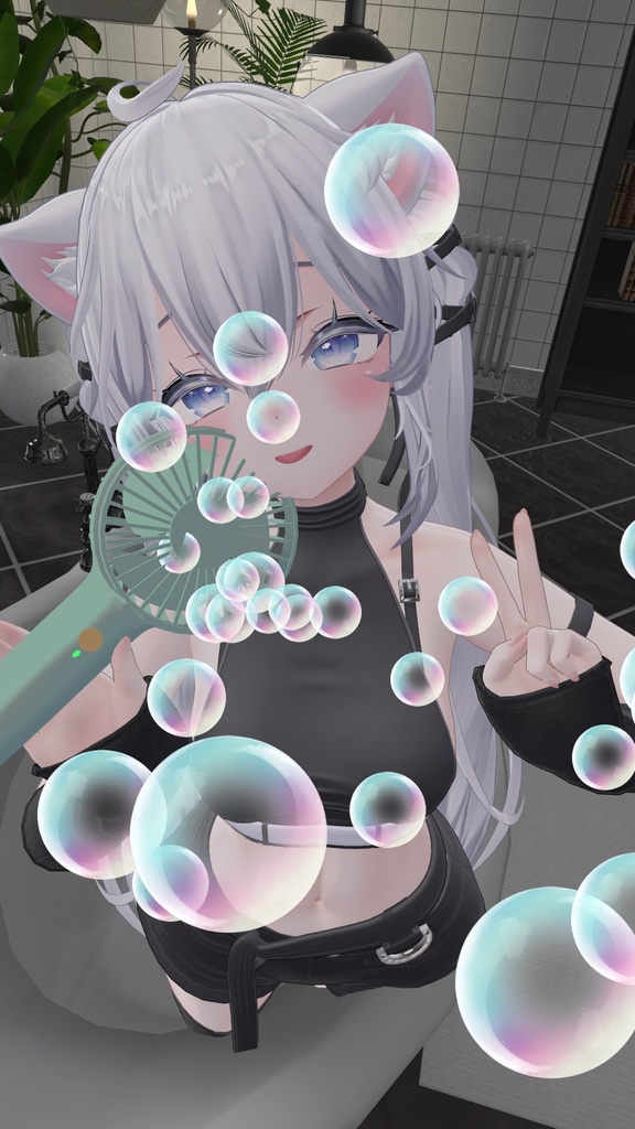 【期間限定無料SALE】しゃぼんだまハンディファン