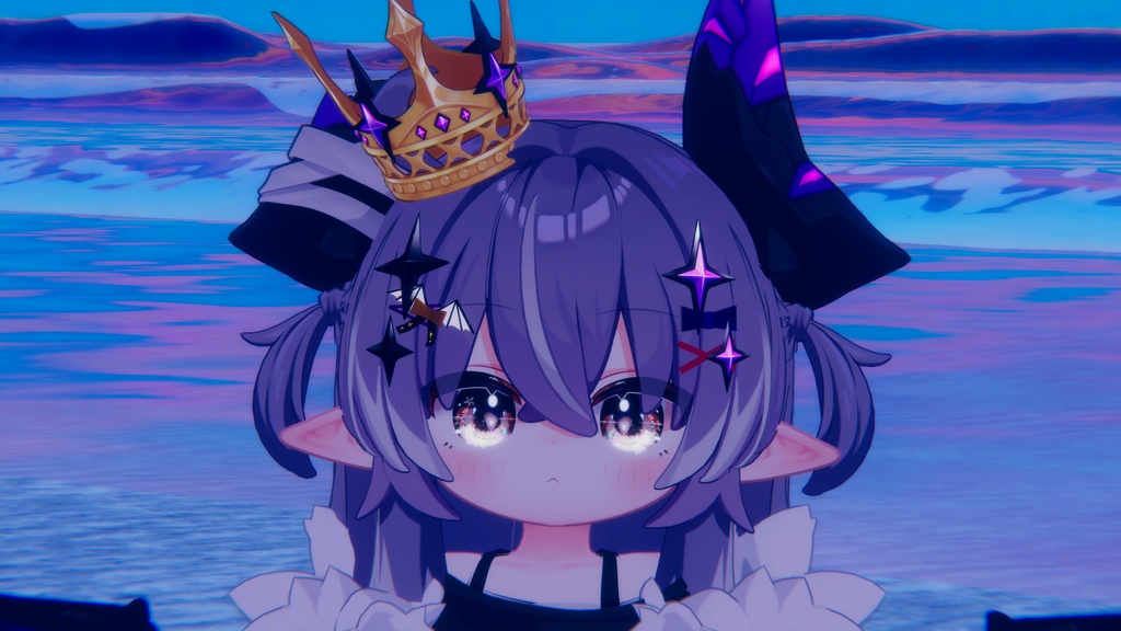 【無料】メルヴィちゃん対応追加!きらきら光る!おとなニュアンスアイテクスチャ【複数アバター対応】