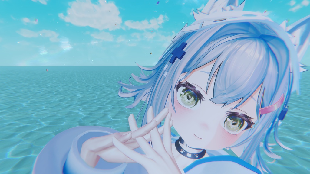 【無料】しなの、ラムネ対応追加!きらきら光る!おとなニュアンスアイテクスチャ【複数アバター対応】