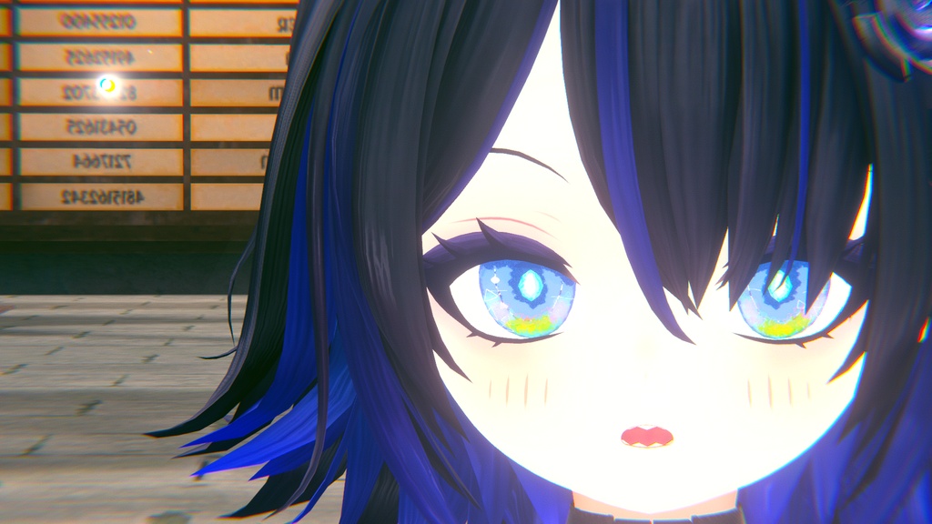 【無料】Lasaちゃん、ねびゅろーるちゃん対応追加!きらきら光る!おとなニュアンスアイテクスチャ【14アバター対応】