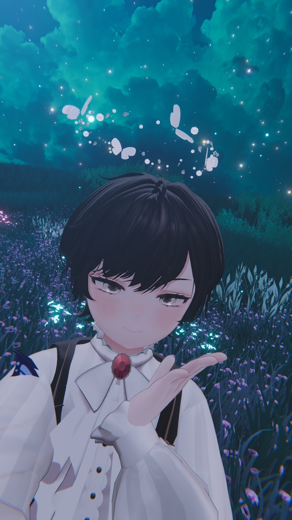 【期間限定無料】Butterfly Halo & Pin【MA対応】