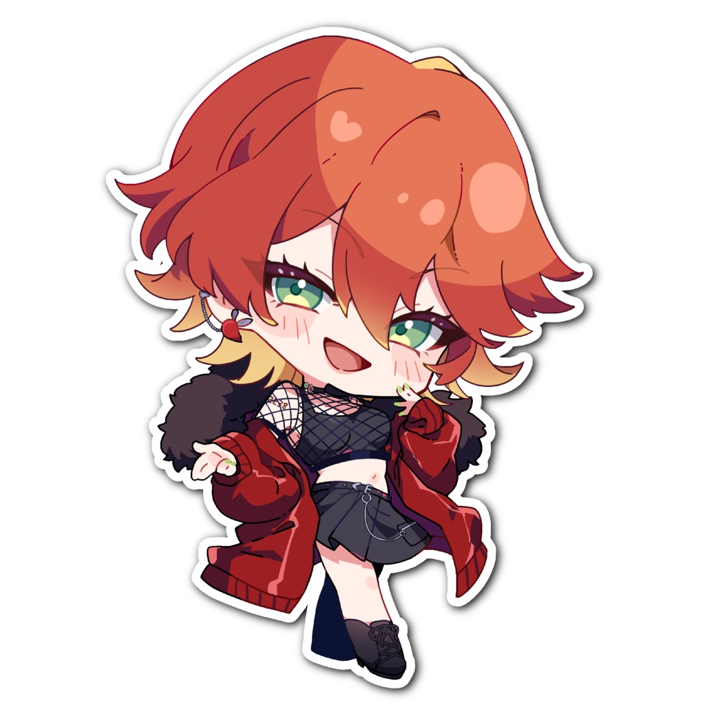 アクリルキーホルダーんごね。