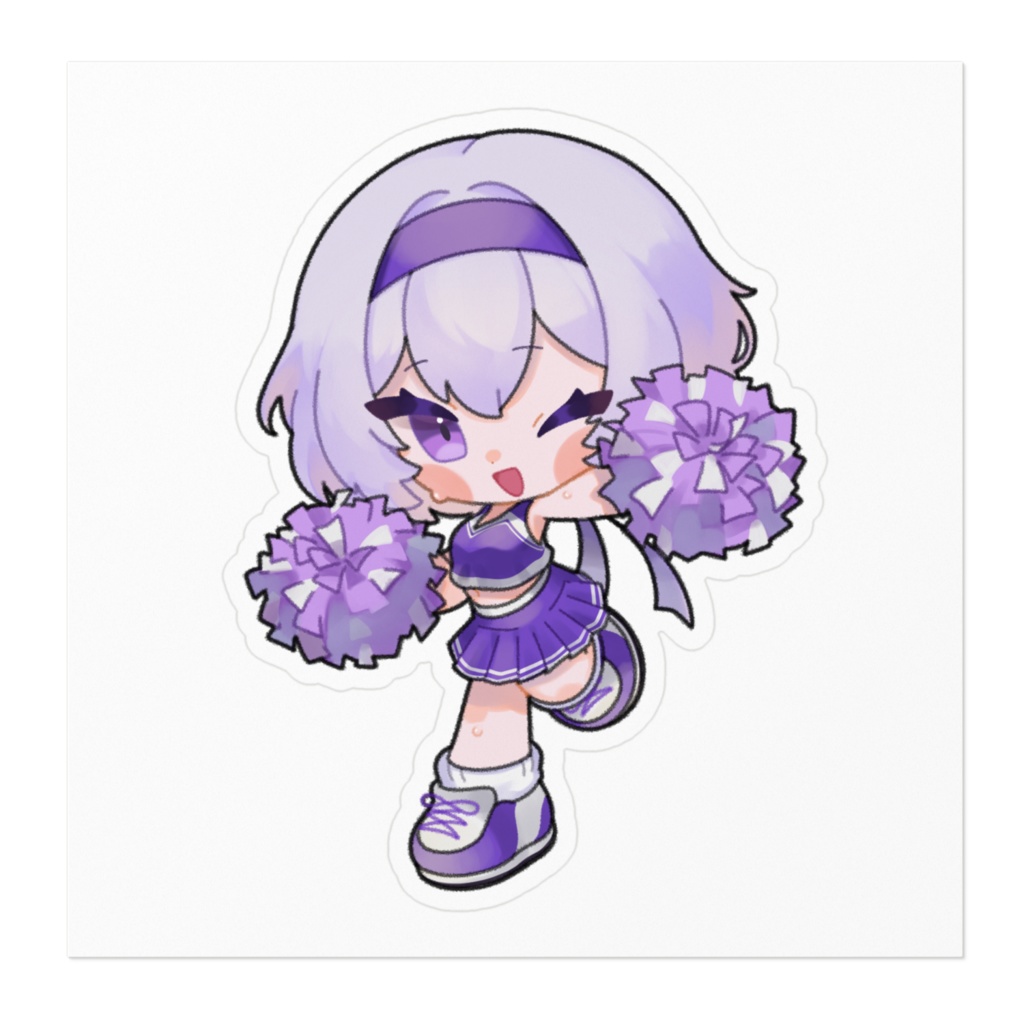 【ステッカー】チアめすいぬ