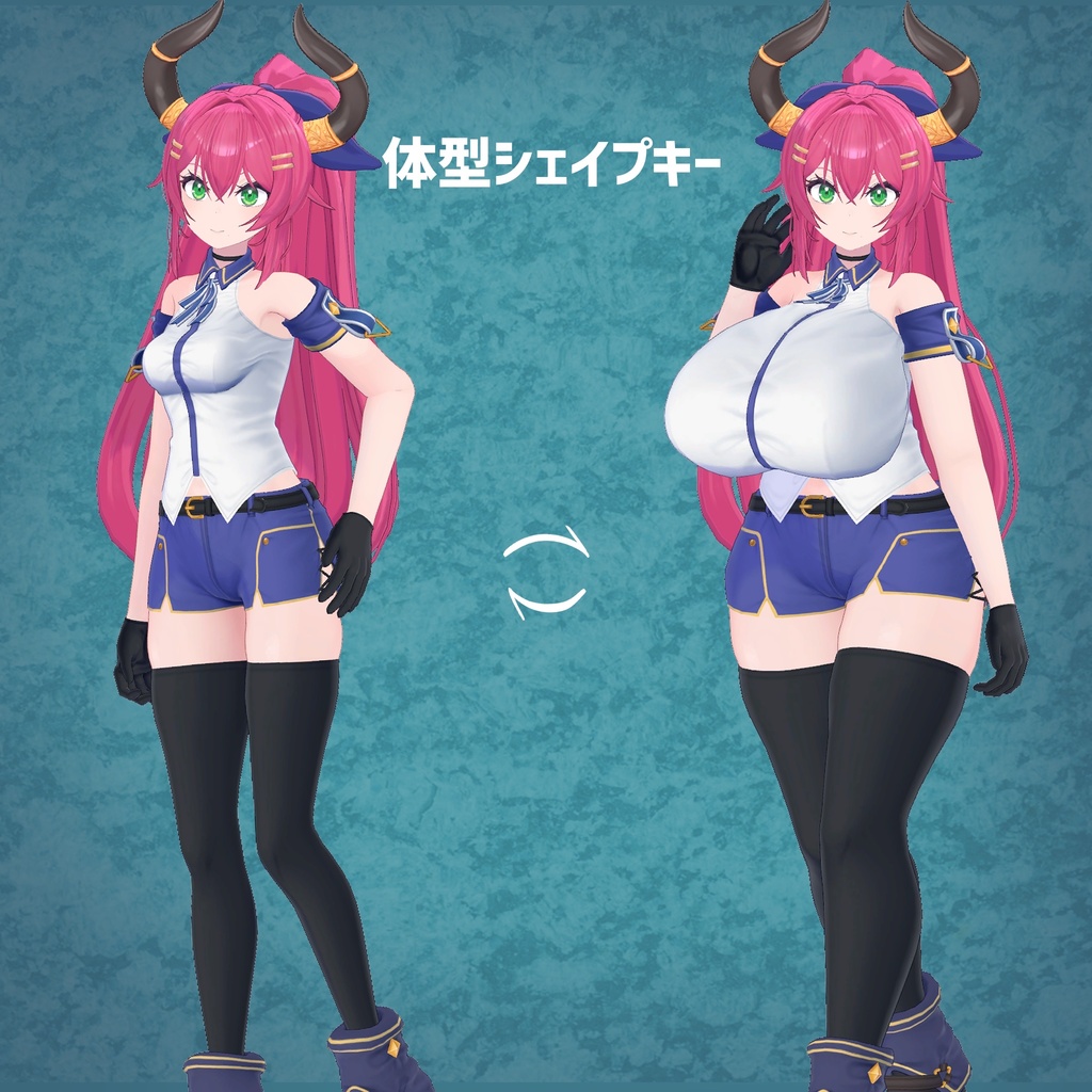 オリジナル3Dモデル【カガミラ】