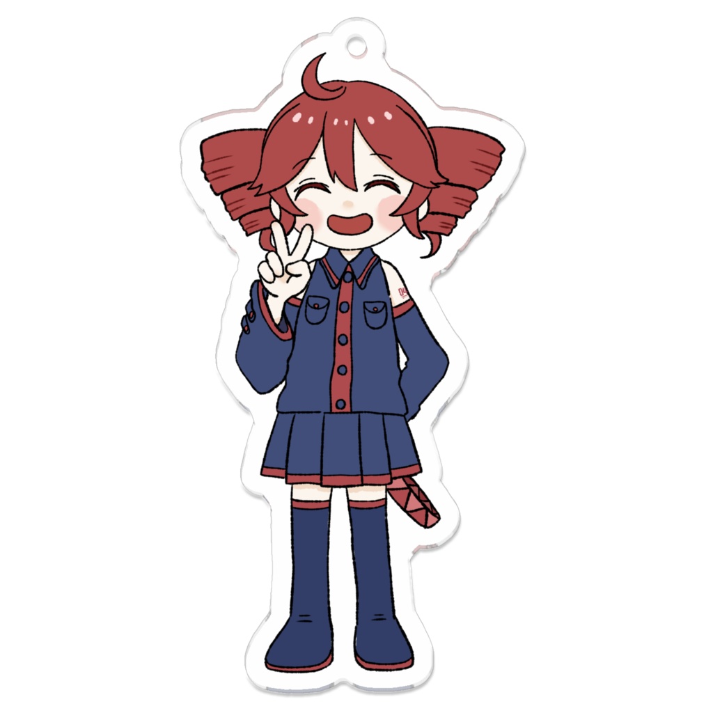 にこにこテトさんアクキー(ピースver.)