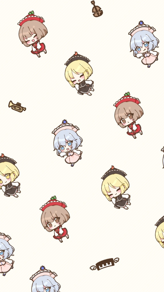 プリズムリバー三姉妹iPhoneケース