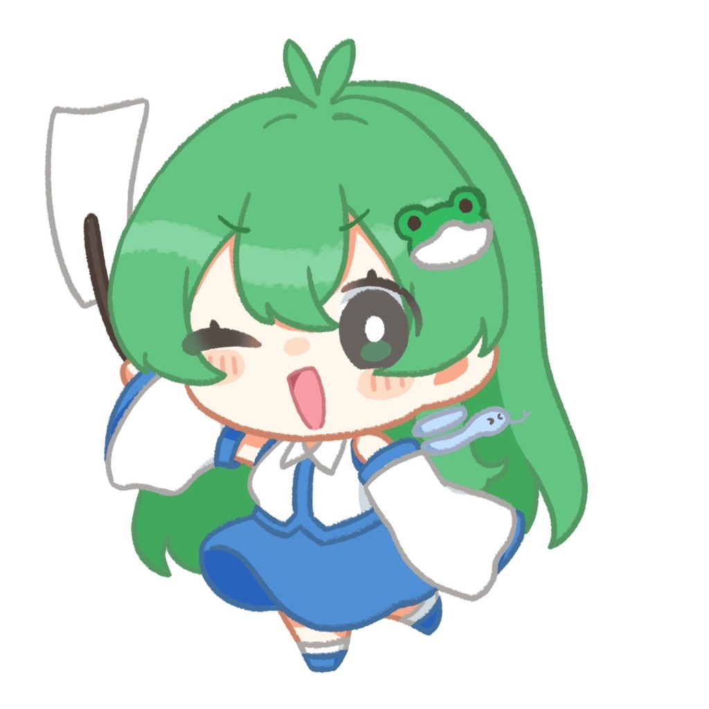 早苗ちゃんアクリルキーホルダー