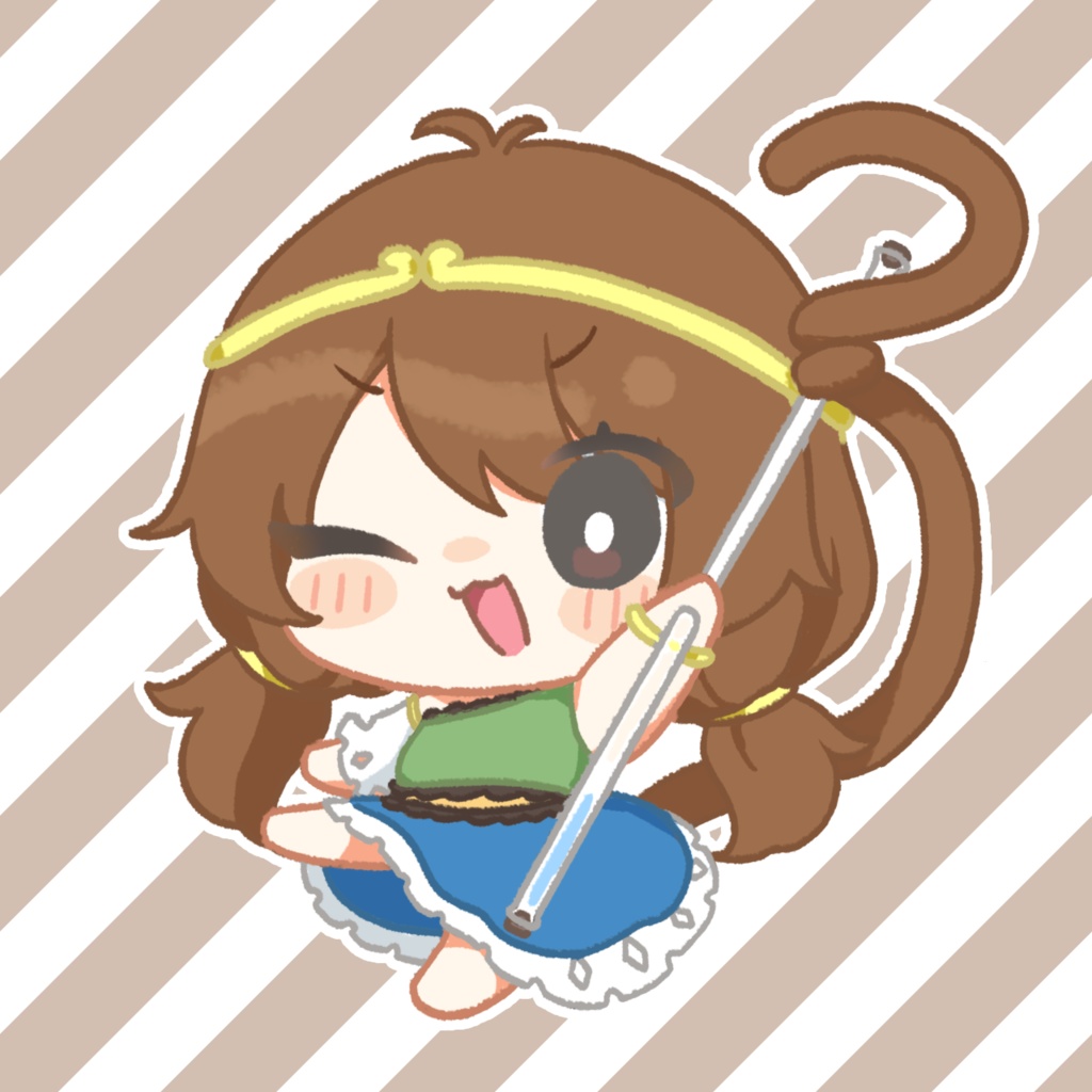 美天ちゃんハート缶バッジ