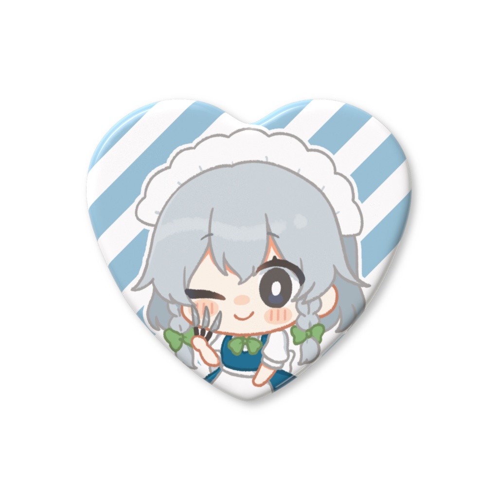 咲夜ちゃんハート缶バッジ