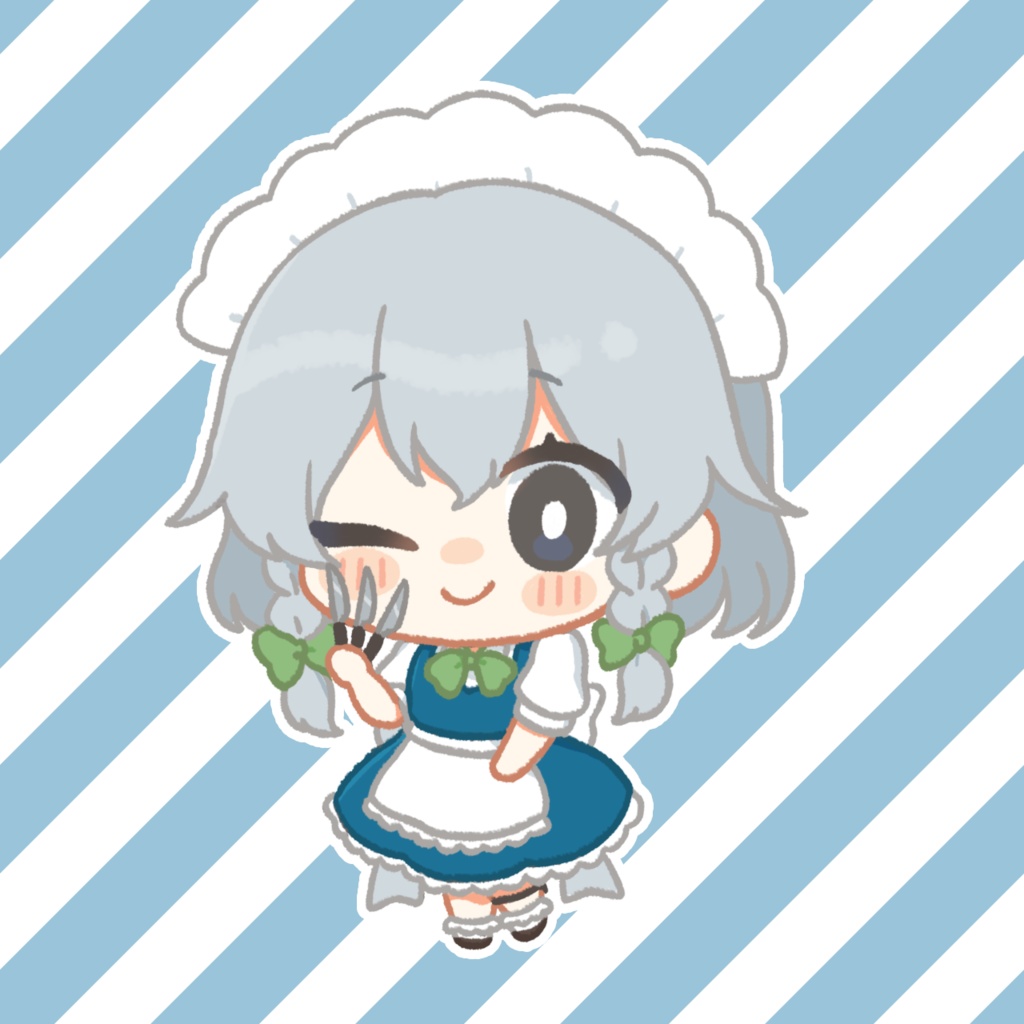 咲夜ちゃんハート缶バッジ