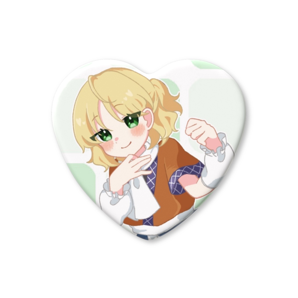 パルスィちゃんハート缶バッジ
