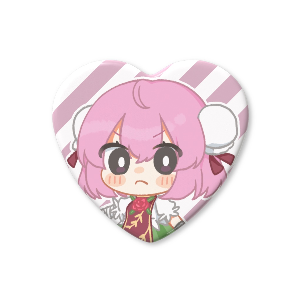 華扇ちゃんハート缶バッジ