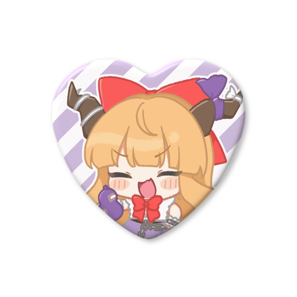 萃香ちゃんハート缶バッジ