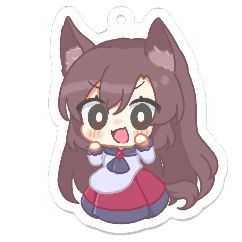 影狼ちゃんアクリルキーホルダー