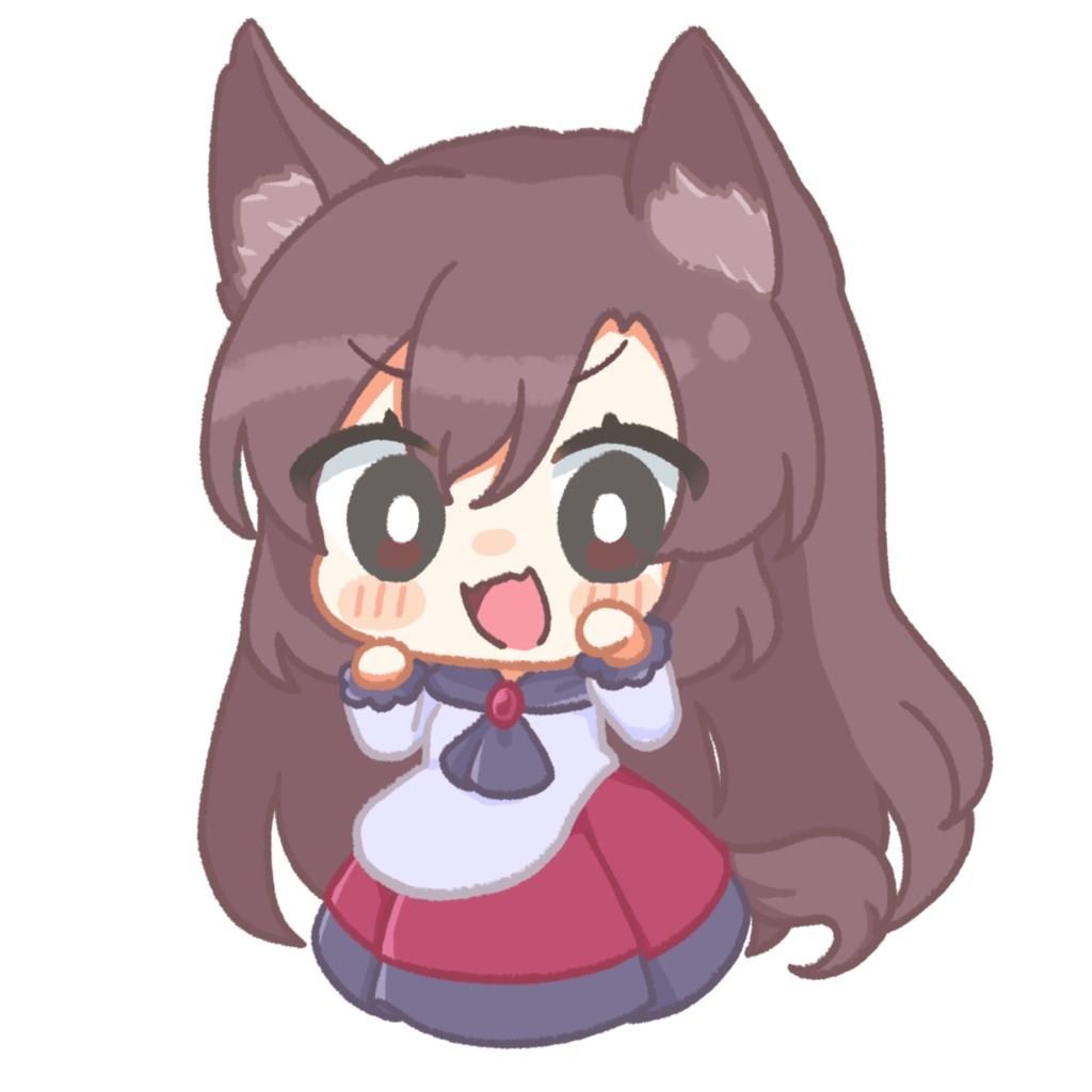 影狼ちゃんアクリルキーホルダー