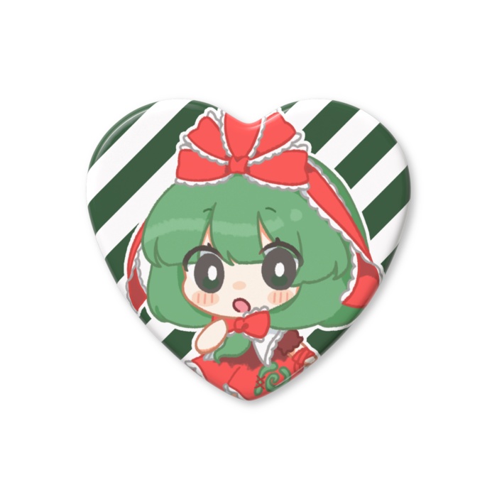 雛ちゃんハート缶バッジ