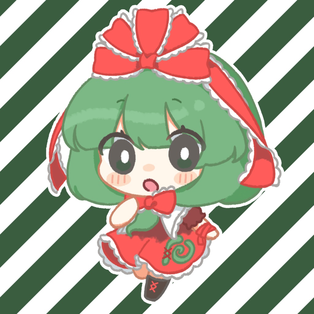 雛ちゃんハート缶バッジ