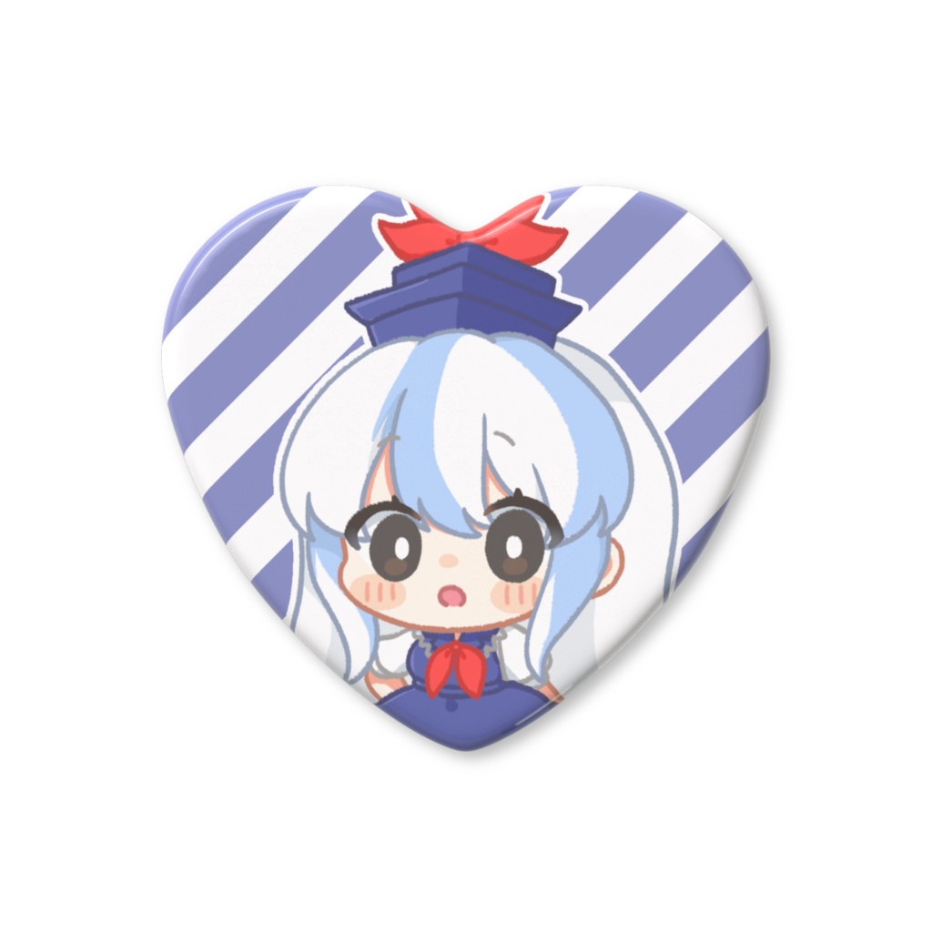 慧音ちゃんハート缶バッジ