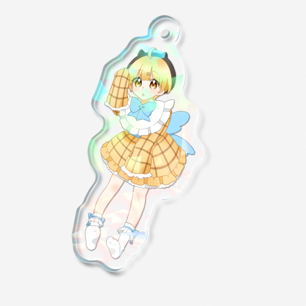 はにちゃんホログラムアクリルキーホルダー