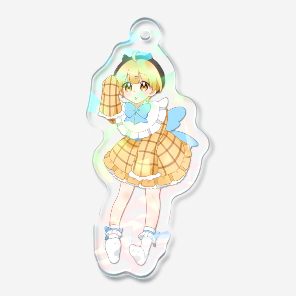 はにちゃんホログラムアクリルキーホルダー