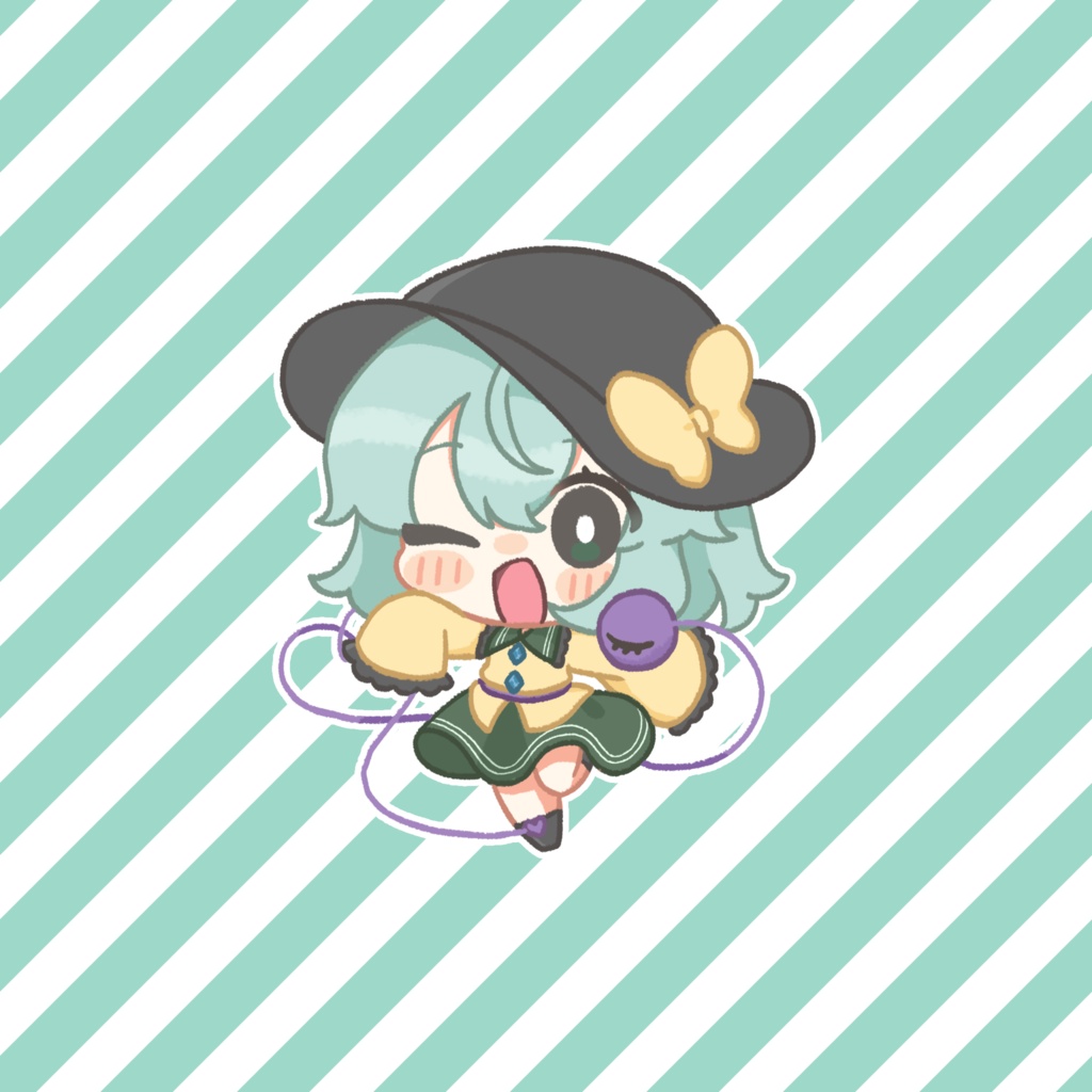 こいしちゃんハート缶バッジ