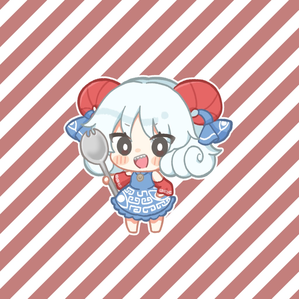 尤魔ちゃんハート缶バッジ