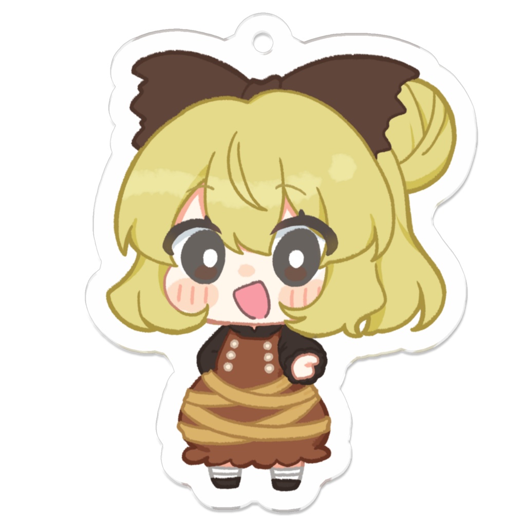 ヤマメちゃんアクリルキーホルダー