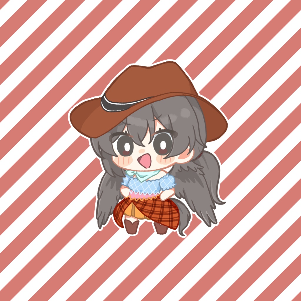 早鬼ちゃんハート缶バッジ