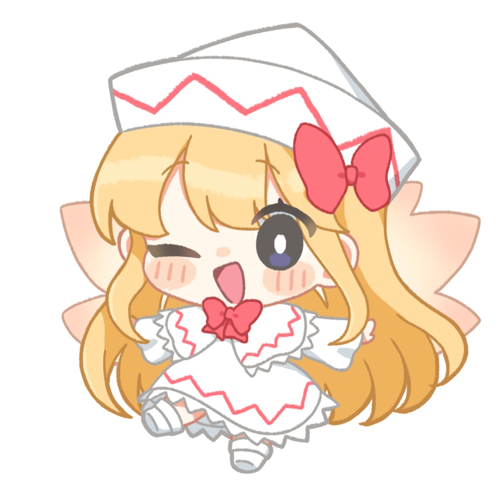 リリーホワイトちゃんアクリルキーホルダー