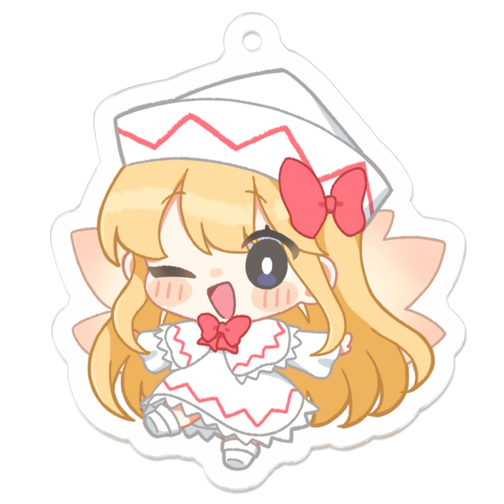 リリーホワイトちゃんアクリルキーホルダー