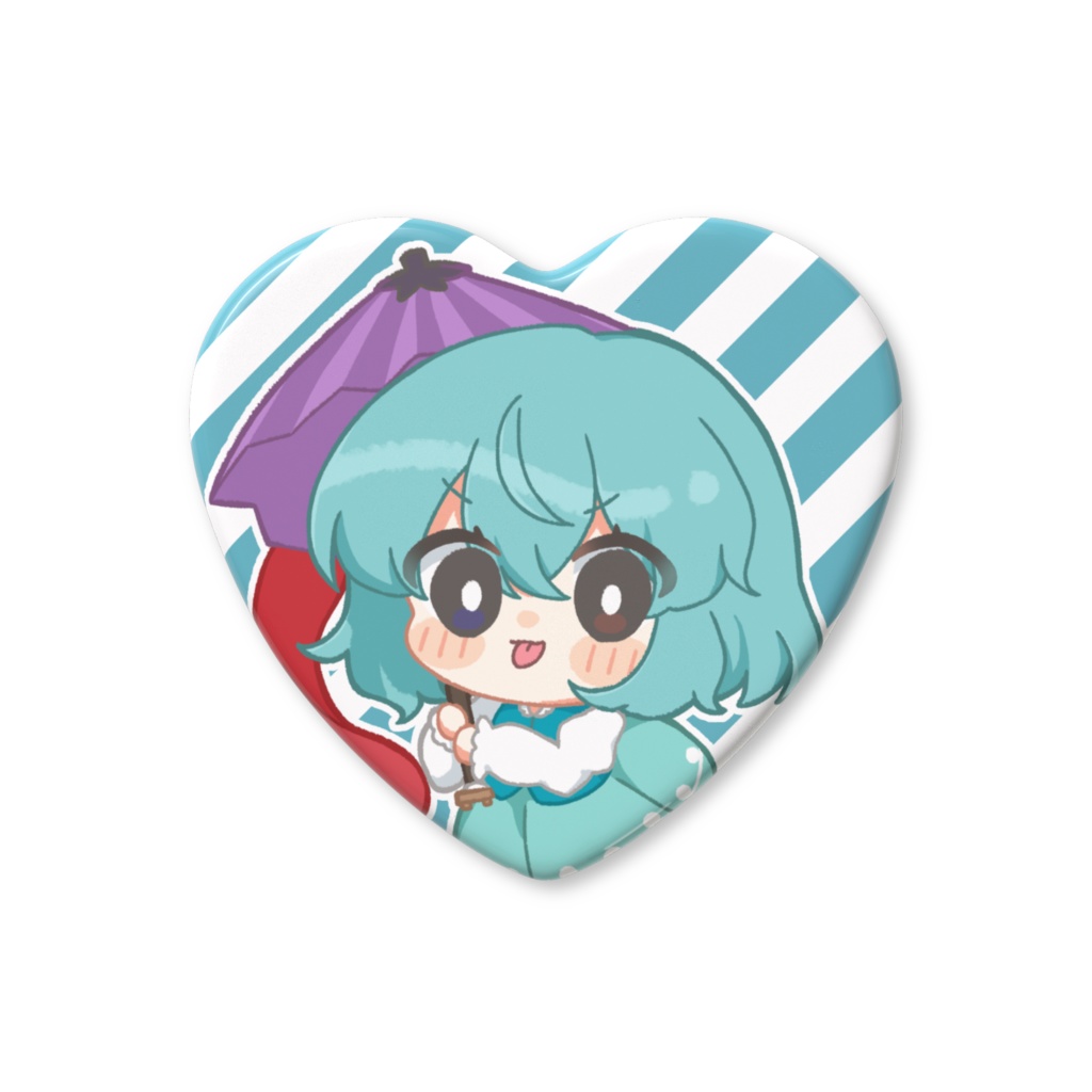小傘ちゃんハート缶バッジ