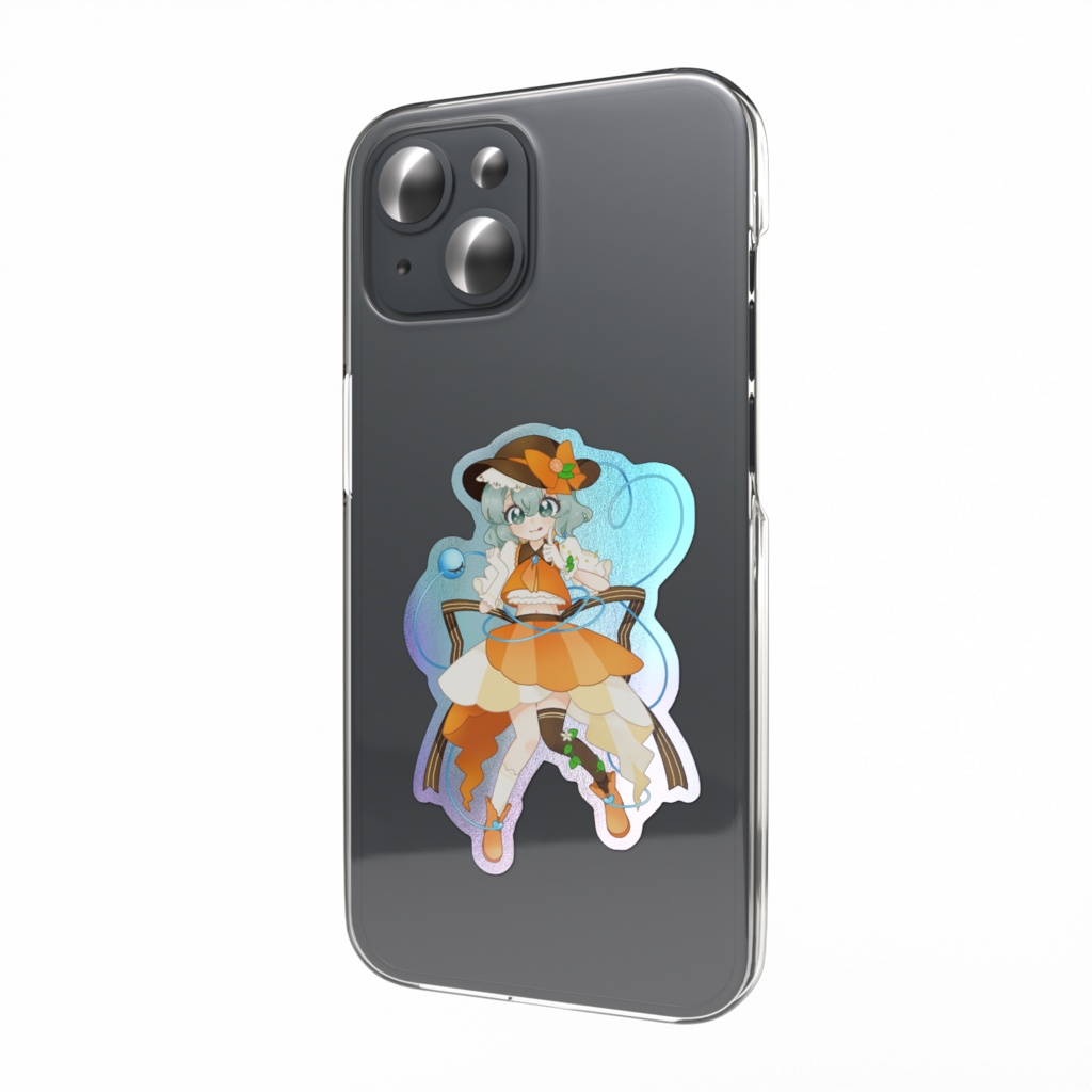こいしちゃんオーロラスマホステッカー