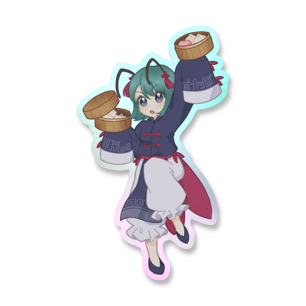 リグルちゃんオーロラスマホステッカー