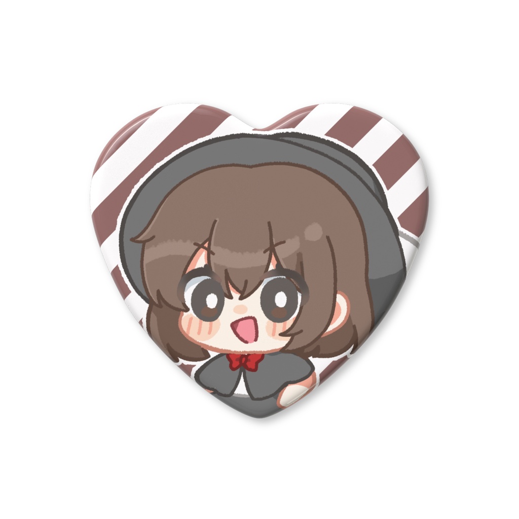 蓮子ちゃんハート缶バッジ