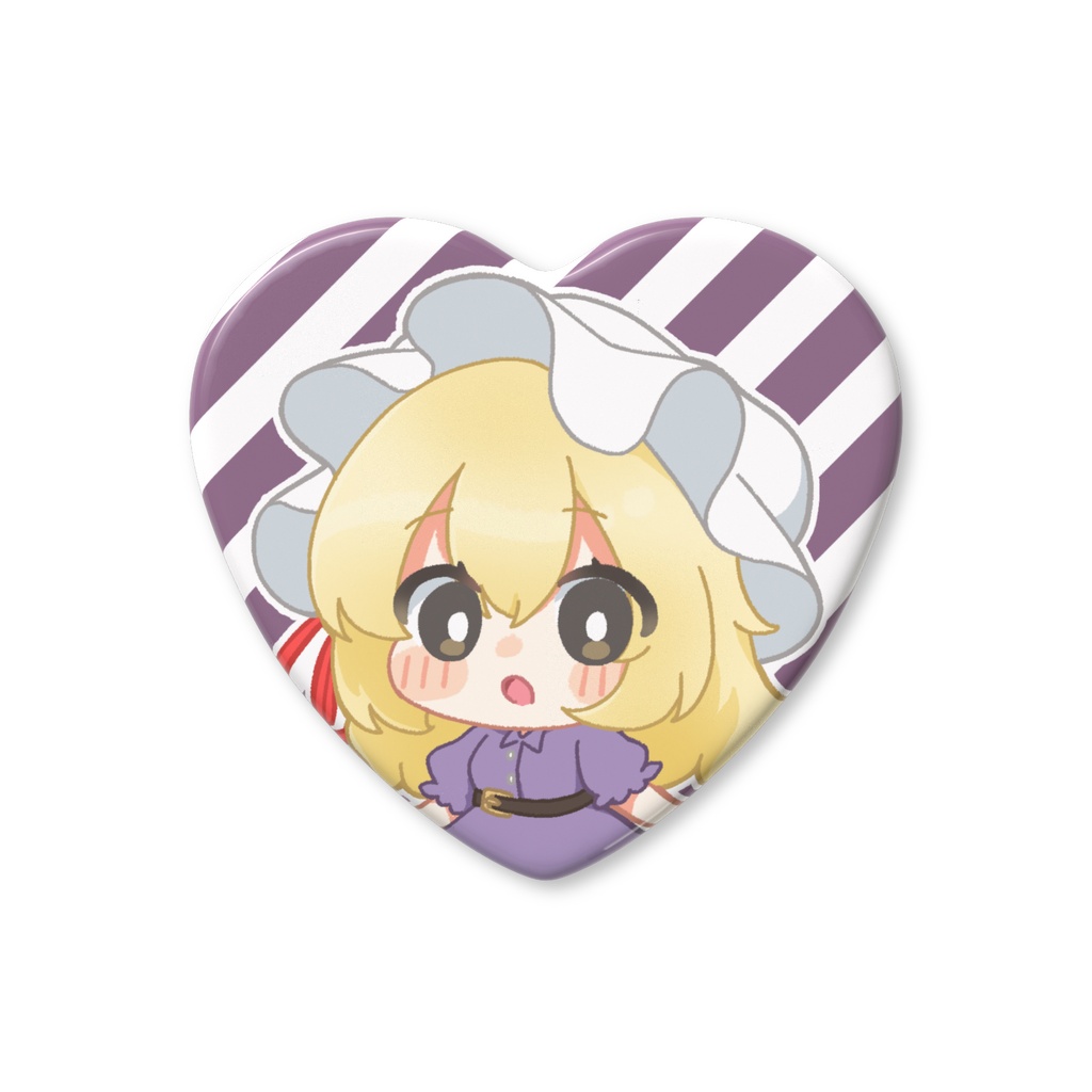 メリーちゃんハート缶バッジ