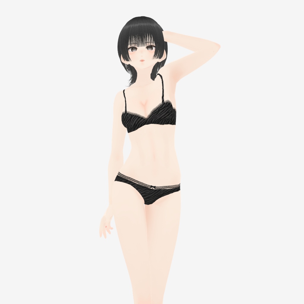 【VRoid】Aloe Underwear|下着 3set