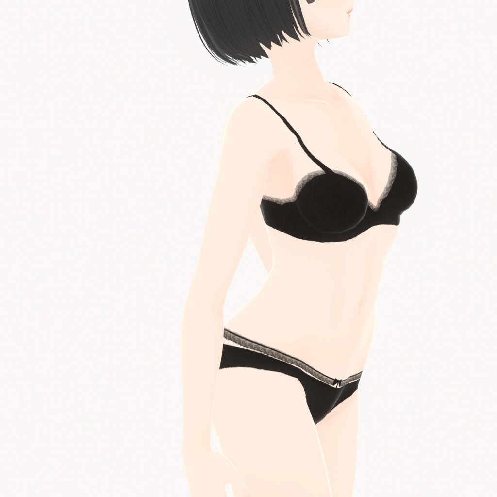 【VRoid】Aloe Underwear|下着 3set