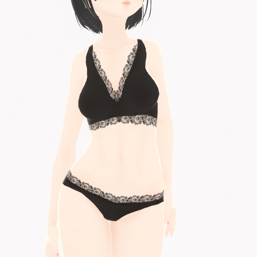 【VRoid】Aloe Underwear|下着 3set