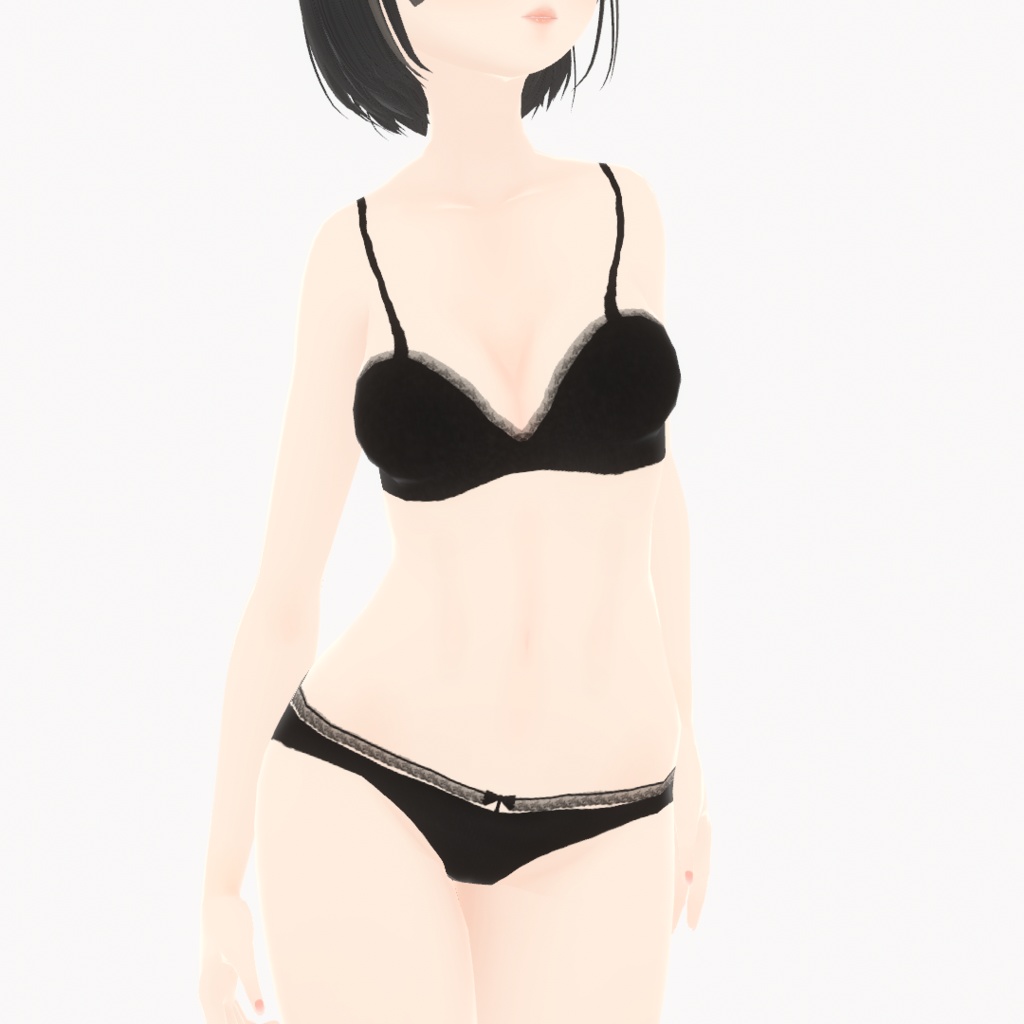 【VRoid】Aloe Underwear|下着 3set