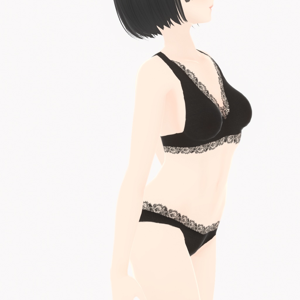 【VRoid】Aloe Underwear|下着 3set