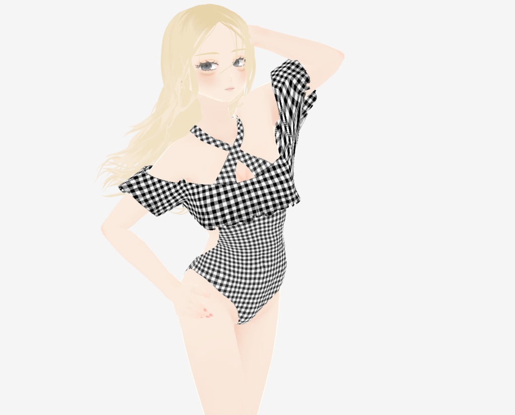 【VRoid】アロエ水着|Aloe swimsuit